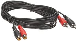 Premium Cord - Cavo 2 x RCA 2 x RCA M/F, 3 m