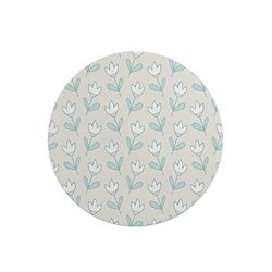 Questo Casa, Digitalt tryck runt musmatta, halkfri undersida för kontor och hem, diameter: 22 cm