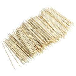 Fackelmann 57623 Lot de 300 Cure-Dents en Bois, pic en Bois, Cure-Dents, Bois, 6,5 cm