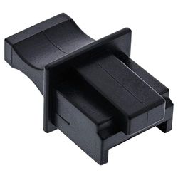 InLine 18725 Tappo di Chiusura Antipolvere, Nero