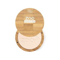 Zao - Poudre minérale de bambou - Poudre compacte - n° 301 / Ivoire - 9 g