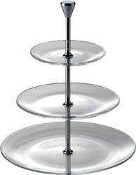 Utopia, Stands de plaque G609890000, pleine lune 3 étages en verre Assiette 15,2 cm, 21 x 27,9 cm (15, 21, 28 cm) (boîte de 1)