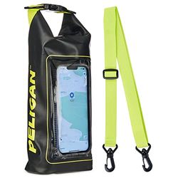 Pelican Marine Sac étanche à Rabat, Noir/Jaune Haute visibilité, 2L US, 2 l