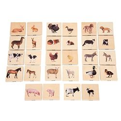 TickiT 73406 Domestic Animal Family Match Set, Pack of 28. Snap and Matching Games Multicolour