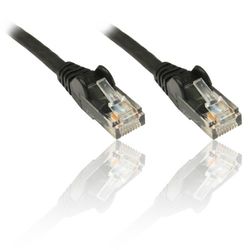 PremiumCord Patch Cable Cat 5e UTP, 1 Gbit/s, cabo Ethernet, LAN, conectores RJ45, flexíveis e robustos, AWG 26/7, drivers 100% , preto, 5 m