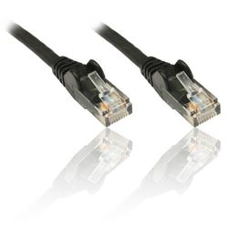 Premium Cord Network Cable, Ethernet, LAN & Patch Cable Cat6, UTP, Fast Flexible & Robust RJ45 Cable 1Gbit/S, AWG 26/7, Copper Cable 100% Cu, Black, 1 m