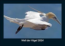 Welt der Vögel 2024 Fotokalender DIN A5: Monatskalender mit Bild-Motiven von Haustieren, Bauernhof, wilden Tieren und Raubtieren