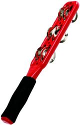 Meinl Percussion JG1R - Manale con cimbalini in acciaio, serie Professional, colore: Rosso