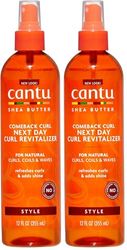 Cantu Comeback Curl Spray Revitalisant pour Boucles Karité 355 ml (Lot de 2)