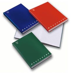 Cuaderno A5 de cartón, 60 hojas + 2, 80 g, 4 mm, monocromo PIGNA