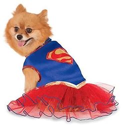 Rubies Costume Company 580324_XL DC Comics Super Girl - vestido tutu para animais de estimação, tamanho XL