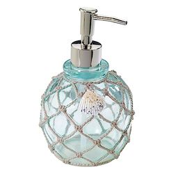 Avanti Linens In Vetro di Mare Collezione Seaglass, Resina, Multicolore, Lotion Pump/Soap Dispenser