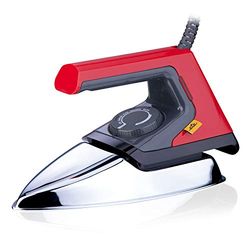 Eta 724690000 Droogstrijkijzer Roestvrijstaal 1000W Rood, Roestvrijstaal Strijkijzer
