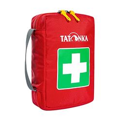 Tatonka First Aid S - EHBO-tas (zonder inhoud) met verdeeld hoofdvak en riemlus - om zelf te vullen - afmetingen: 18 x 12,5 x 5,5 cm (rood)