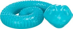Trixie Snack Snake per Cani, Serpente Giocattolo in Gomma Arrotolato, Dispenser per dolcetti, 18 cm, Colori Assortiti