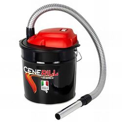 Ribimex, Asa de transporte, PRCEN001, Cenerill Aspiradoras de cenizas 1000 W, 18 L con doble filtro y lanza plana