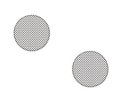 AG Design a della CZ 080 di riflettore Rotondo, 3D, Diametro 2.5 cm, Confezione da Pezzi, Bianco