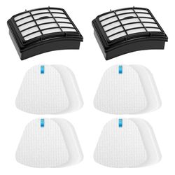 Colorfullife Shark Navigator Lift Away Vacuum Cleaner Filter, 3 Foam & 1 HEPA Filter, Compatible with NV350, NV351, NV352, NV355, NV356, NV357, Part Xff350 & Xhf350
