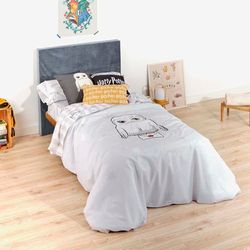 BELUM | Harry Potter dekbedovertrek, 100% katoen, Hedwig Stars model voor 80 cm bed (140 x 200 cm)