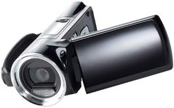 Somikon DV-812.HD Full HD Câmara de vídeo (12 Mpx, 8x Zoom digital, ecrã táctil de 6,9 cm), porta HDMI, leitor de cartões SD/SDHC) (importado)