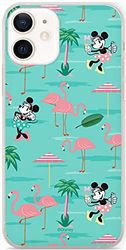 ERT GROUP mobile phone case for Apple Iphone 12 Mini original and officially Licensed Disney pattern Minnie 038 optimally adapted to the shape of the mobile phone, case made of TPU
