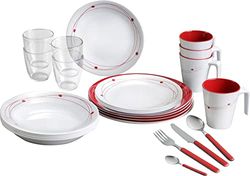 BRUNNER Melamine All Inclusive Cosmic borden, 36 stuks