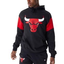 New Era Oversized Hoody - Colorblock Chicago Bulls, zwart, L