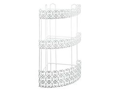 Metaltex Reloj, Blanco, 25 x 25 x 51 cm