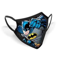 Karactermania 02140 Herbruikbaar hygiënisch masker voor kinderen, Fist, grijs, één maat, uniseks, kind, Grijs, 1 unité (Lot de 1)