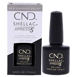 CND Shellac Xpress5 Kit de Vernis à Ongles Top Coat 7,3 ml
