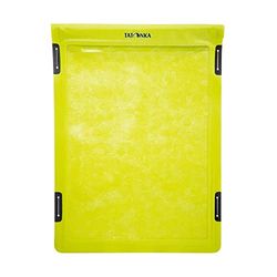 Tatonka WP Dry Bag A4 - Custodia impermeabile per tablet con finestra di visualizzazione per display touch operativi - Impermeabile secondo lo standard IPX7-37,5 x 27,5 cm (Lime)