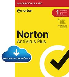 Norton Antivirus Plus 2024 - Antivirus software para 1 Dispositivo, 1 Año, para PC/Mac, Código de activación enviado por email