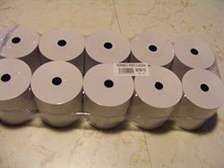 DN cwr Rouleau Caisse Papier Thermique 79 x 80 x 12