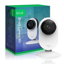 Nous W3 WiFi Baby Camera, Cámaras de Vigilancia, Cámara de Vigilancia Interior Wi-Fi, Cámara para Mascotas con App, Cámara para Perros con App, Cámara para Gatos, Tuya Smart Life 2.4 GHz