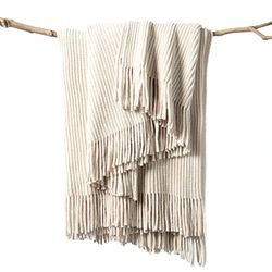 lifein Throw Blanket for Couch-Soft Boho Bed Throw Blankets,Cozy White Chenille Knitted Throw,Small Knit Farmhouse Lightweight Blanket&Throw for Summer,Woman,Chair,Sofa,Home Decor(White/Cream,50*60")