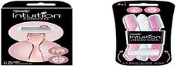 Wilkinson Sword - Intuition Complete Bundle for Women | Includes Razor Handle + 1 Blade Refill and Intuition Eyebrow Shaper