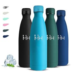 Thermosfles, 750 ml, BPA-vrij, roestvrijstalen drinkfles, lekvrij, thermoflessen, vacuüm-geïsoleerd, gemakkelijk te dragen, roestvrijstalen drinkfles voor camping, kantoor, fitness