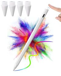 iPad-penna, iPad Pencil 2018-2022 med snabbladdning, lutning av palmavstötning och magnetisk adsorption, penna kompatibel med iPad Air 3/4/5, iPad Mini 5/6, iPad 6-10 Gen, iPad Pro 11/12,9 tum