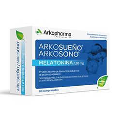 Arkopharma Arkosueño Melatonina 30 Comprimidos, 1,95 Mg De Melatonina, Jet-lag, Problemas Ocasionales De Sueño, Desfase Horario