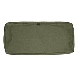 Classic Accessories Montlake Pull Patio Banc Coussin d'assise Slip Cover 48" x 18" x 3" Thick Heather Fern