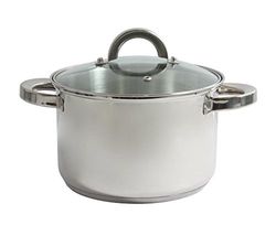 San Ignacio Caesar – Casserole en Acier avec Couvercle en Verre 16 cm, 2,5 litros