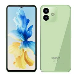 CUBOT Note 40-6.5" HD+ 90Hz smartphone, 6GB en 256GB, 50 MP dubbele camera, 5200mAh batterij, Android 13, OctaCore processor, groen