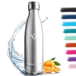 Insulated Water Bottle, 18/8 Stainless Steel Thermal Bottle – 750 ml – BPA Free Gym Bottle, Vacuum Insulated, Thermal Bottles, Leakproof, Thermos Water Bottle for School, Office, Camping