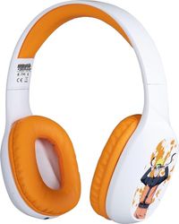 Konix Naruto Shippuden Casque Audio sans Fil Bluetooth 5.3 pour Smartphones et tablettes - Autonomie 30 h - Câble Jack 3,5 mm - Motif Naruto
