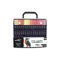 Alex Bog Set de Rotuladores Fine Brush Creative 48 Piezas Multicolor