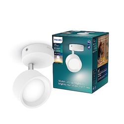 Philips, spot Bracia 1x5.5W, blanc chaud 2700K, Blanc
