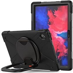 Tech-Protect X-Armor Case - Funda para niños, Ultra Ligera, Resistente a los Golpes, Resistente, función Atril, Compatible con Lenovo Tab P11 / P11+ Plus 11.0 TB-J606 / J616 / J607Z, Color Negro