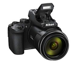 Nikon Coolpix P950 Fotocamera Digitale, Sensore CMOS 16,79 MP, Zoom ottico 83X, filmati 4K, LCD a angolazione variabile, mirino elettronico OLED, WiFi, Bluetooth, Nero [Nital Card: 4 Anni di Garanzia]