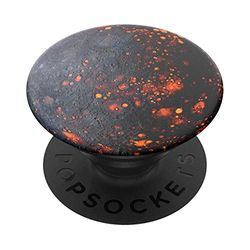 PopSockets PopGrip - Supporto e Impugnatura per Telefoni Cellulari e Tablet con Un Top Intercambiabile - Dark Star