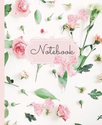 Coquette Style Notebook: Beautiful Floral, Bow & Pearl Details! Elevate Your Writing Experience!